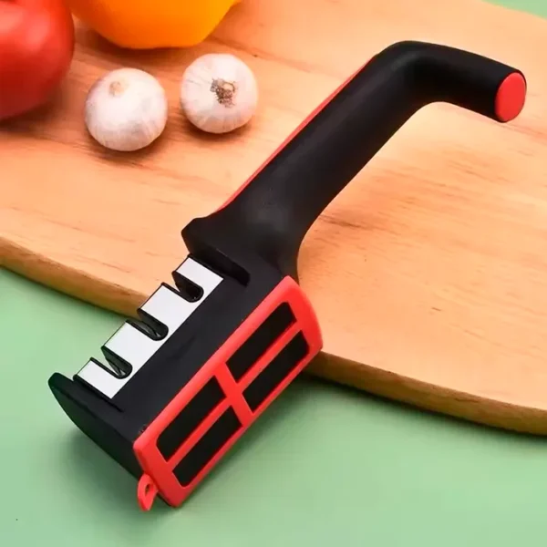 Afiador Amolador de Facas e Tesouras 3 In 1 Profissional - Imagem 3