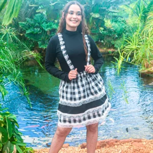 Saia Festa Junina Com Suspensório