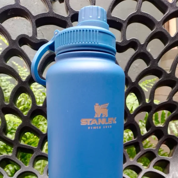 Garrafa Térmica aço inox com 1000ml garrafa espacial Quente & Frio - Imagem 3